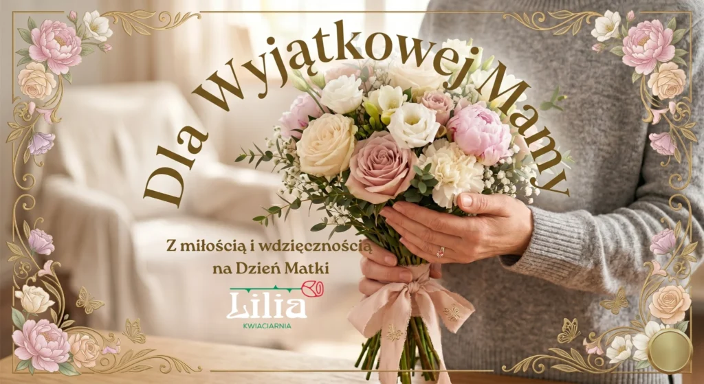 Bukiet kwiatów na Dzień Matki jako prezent dla mamy
