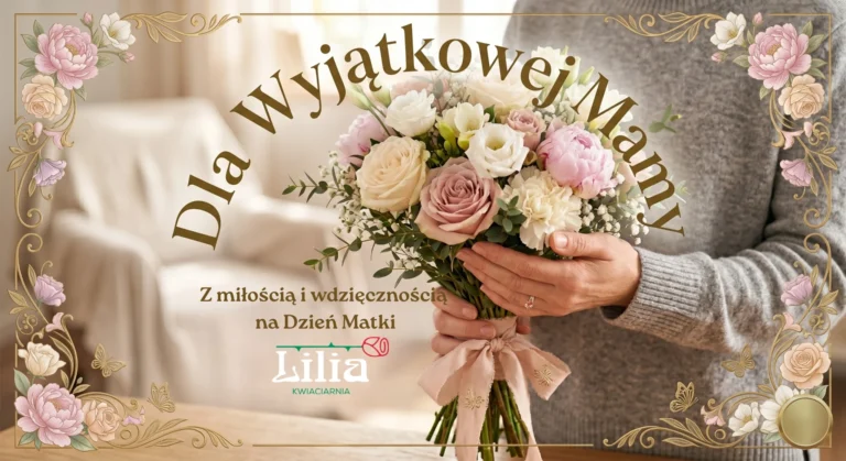 Bukiet kwiatów na Dzień Matki jako prezent dla mamy